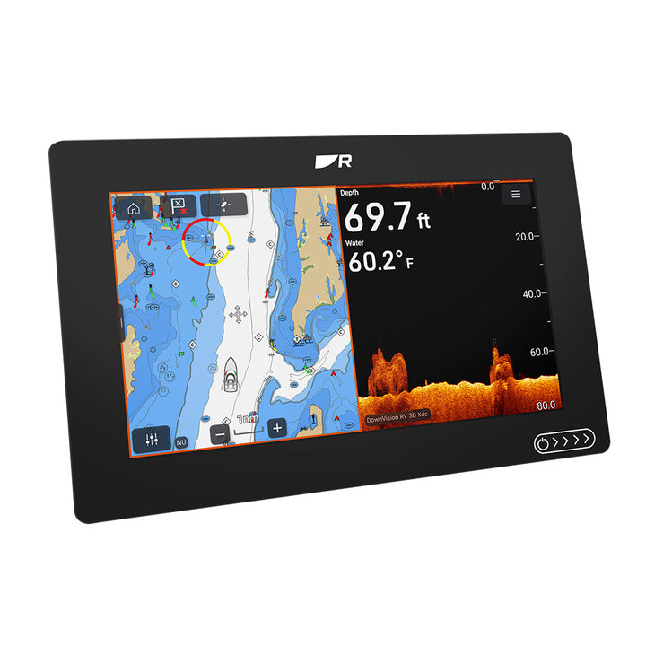 Raymarine Axiom 2 RV 9" Chartplotter/Fishfinder w/RealVision 3D Sonar, Lighthouse North America Chart  RV-100 Transducer [E70723-03-102]