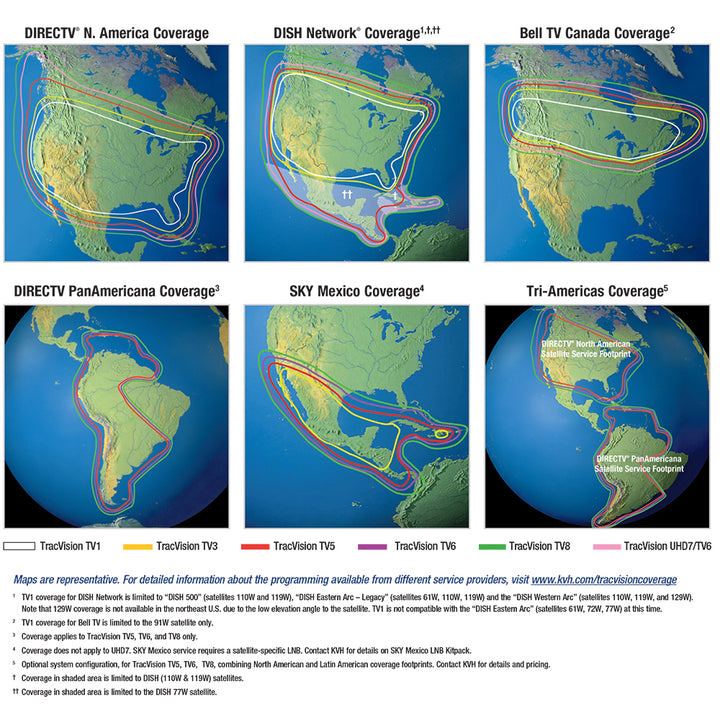 KVH TracVision TV6 - DirecTV Latin America Configuration [01-0369-03]