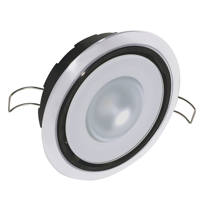 Lumitec Mirage Positionable Down Light - White Dimming, Red/Blue Non-Dimming - White Bezel [115128]