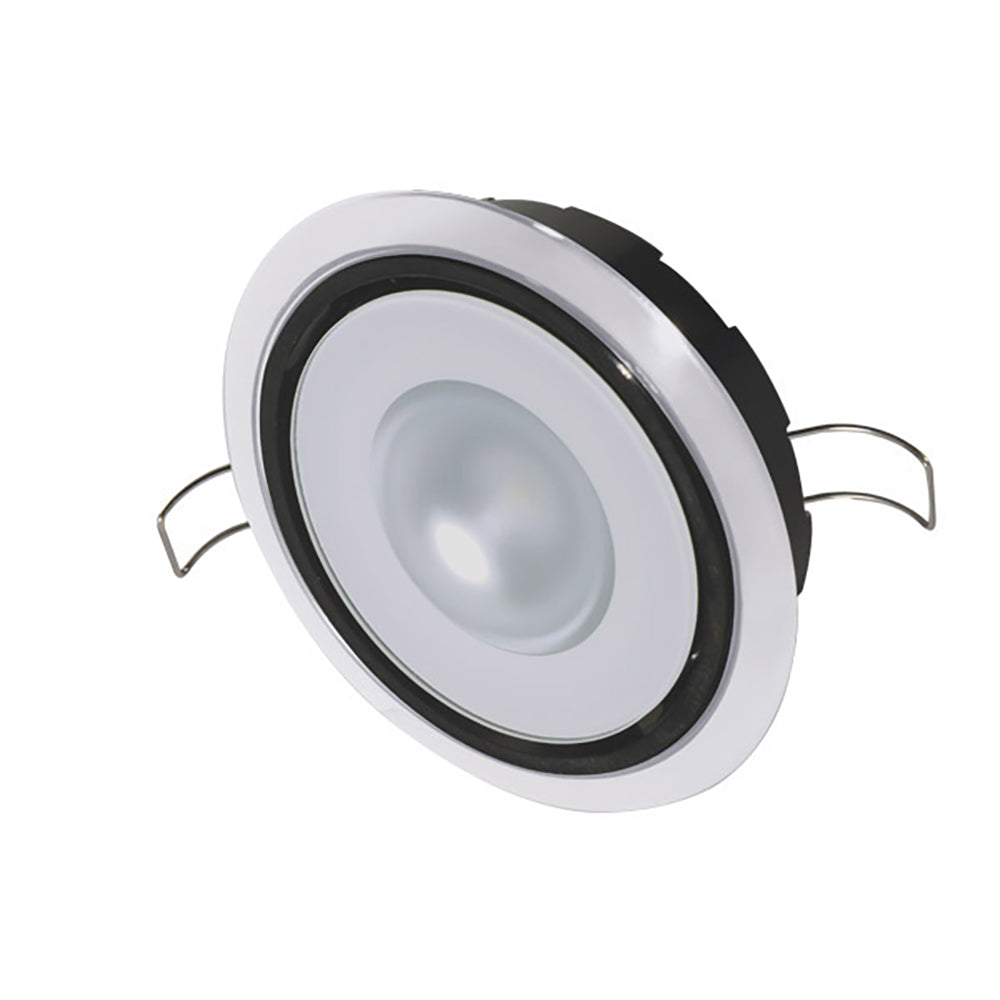 Lumitec Mirage Positionable Down Light - White Dimming, Red/Blue Non-Dimming - White Bezel [115128]