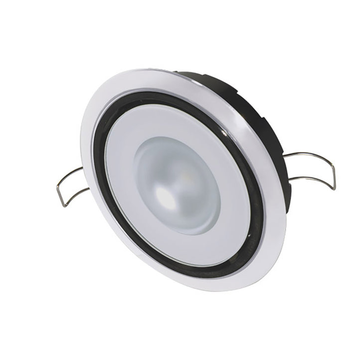 Lumitec Mirage Positionable Down Light - White Dimming, Red/Blue Non-Dimming - White Bezel [115128]