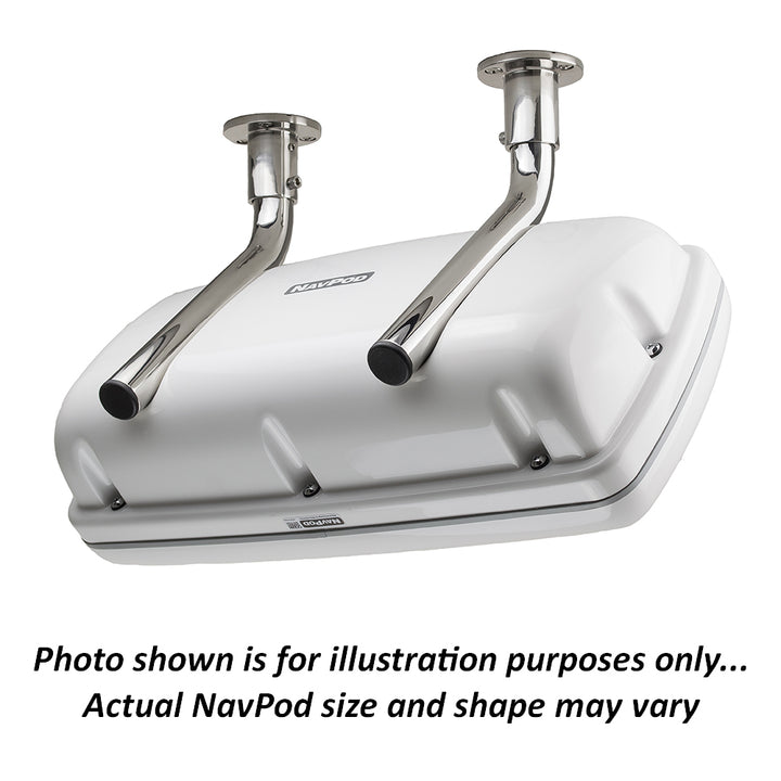 NavPod SystemPod Pre-Cut f/Raymarine AXIOM 9  1 Instrument (3.6 hole) f/9.5 Wide Guard (Pre-Cut f/Surface Mount Using Rear Mounting Brackets) [GP1040-16]