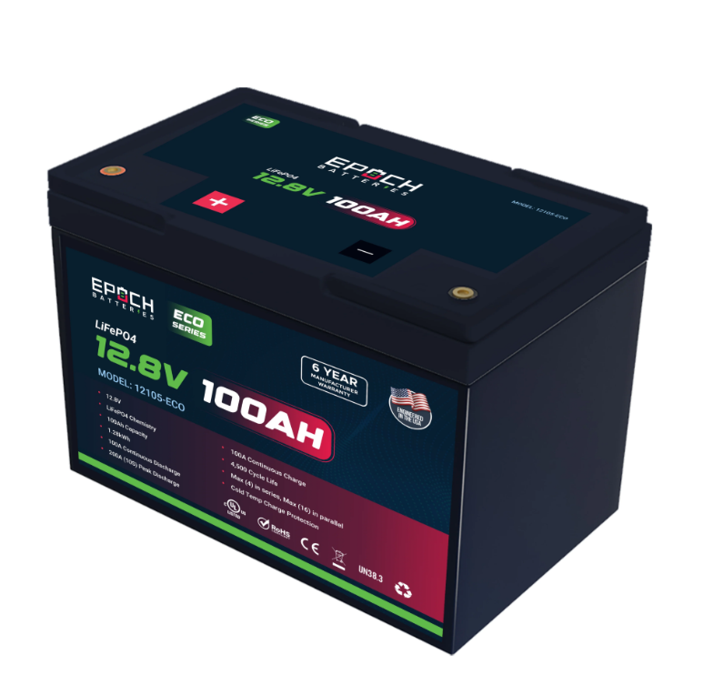 12V 100Ah - Eco Series LiFePO4 Battery
